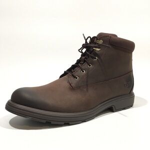 UGG Biltmore Mid Plain Toe Waterproof Leather Boots -US 15 -New with Defects